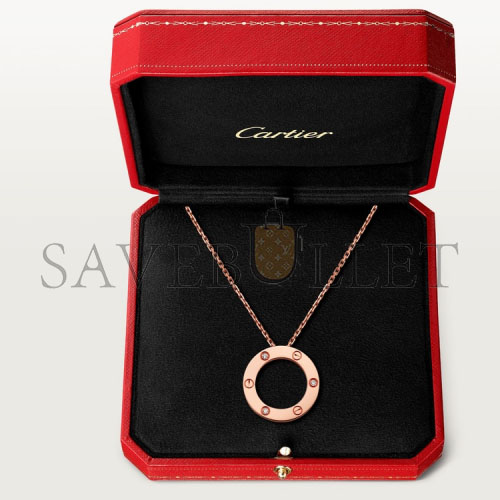CARTIER LOVE NECKLACE, 3 DIAMONDS B7014700 CARTIER LOVE NECKLACE, 3 DIAMONDS B7014700