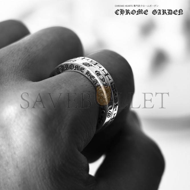 CHROME HEARTS 3MM THE ROLLING STONES B*TCH SPACER RING CHROME HEARTS 3MM THE ROLLING STONES B*TCH SPACER RING