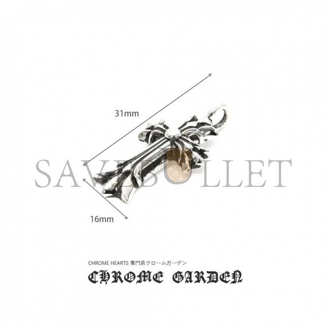 CHROME HEARTS DOUBLE CROSS CHARM