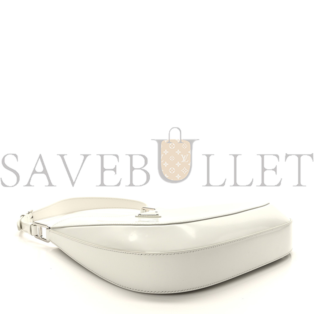 PRADA BRUSHED CALFSKIN CLEO ADJUSTABLE STRAP SHOULDER BAG WHITE (28*23*5cm) PRADA BRUSHED CALFSKIN CLEO ADJUSTABLE STRAP SHOULDER BAG WHITE (28*23*5cm)