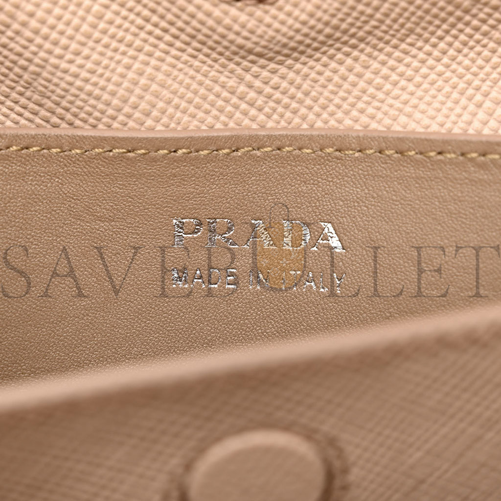 PRADA SAFFIANO CUIR MEDIUM DOUBLE HANDLE TOTE CAMMEO (33*25*15cm) PRADA SAFFIANO CUIR MEDIUM DOUBLE HANDLE TOTE CAMMEO (33*25*15cm)