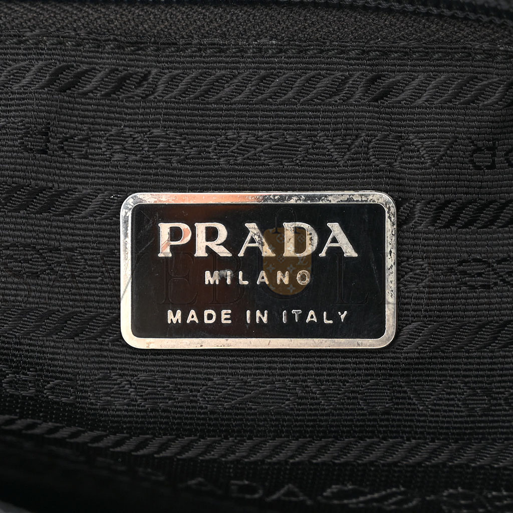 PRADA TESSUTO NYLON TOTE BLACK (32*23*11cm) PRADA TESSUTO NYLON TOTE BLACK (32*23*11cm)