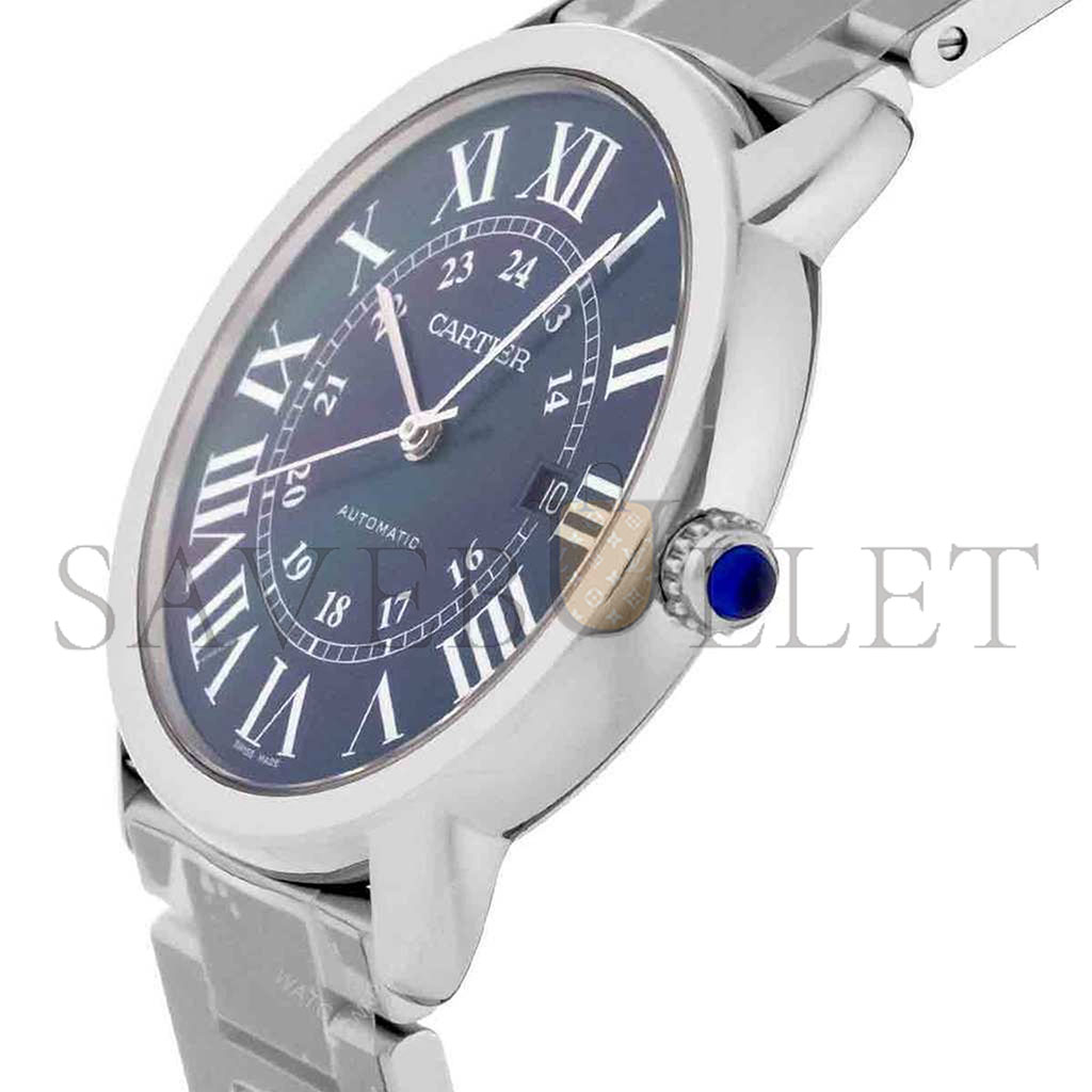 CARTIER RONDE SOLO 42MM BLUE DIAL AUTOMATIC MEN'S WATCH WSRN0023 CARTIER RONDE SOLO 42MM BLUE DIAL AUTOMATIC MEN'S WATCH WSRN0023