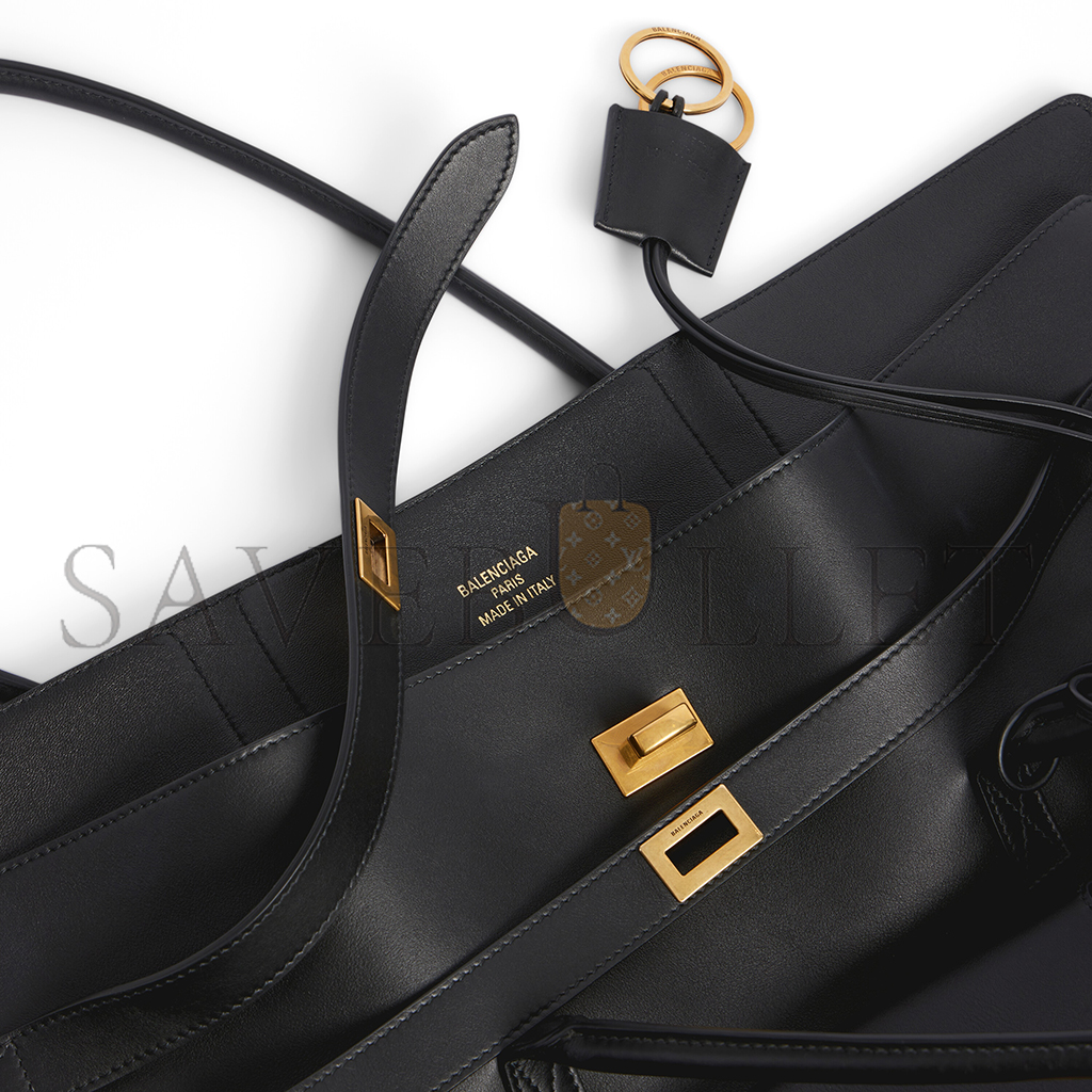 BALENCIAGA BEL AIR XL CARRY ALL BAG IN BLACK 8054802ABAV1000 (61.9*51.8*23.8cm) BALENCIAGA BEL AIR XL CARRY ALL BAG IN BLACK 8054802ABAV1000 (61.9*51.8*23.8cm)