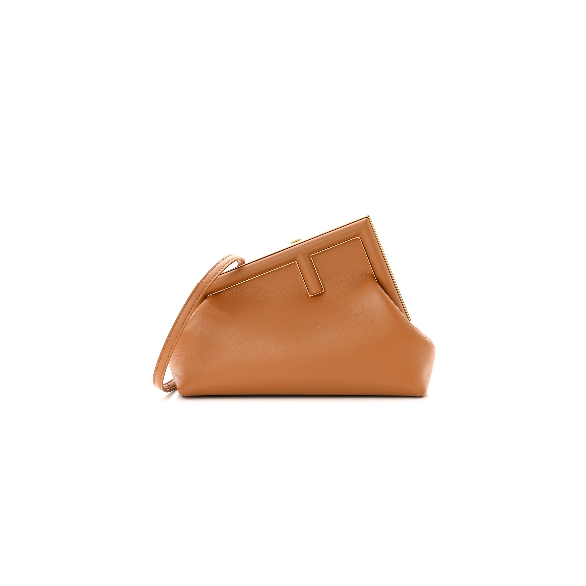 FENDI SHINY NAPPA SMALL FENDI FIRST CARAMELLO (26*18*9.5cm) FENDI SHINY NAPPA SMALL FENDI FIRST CARAMELLO (26*18*9.5cm)