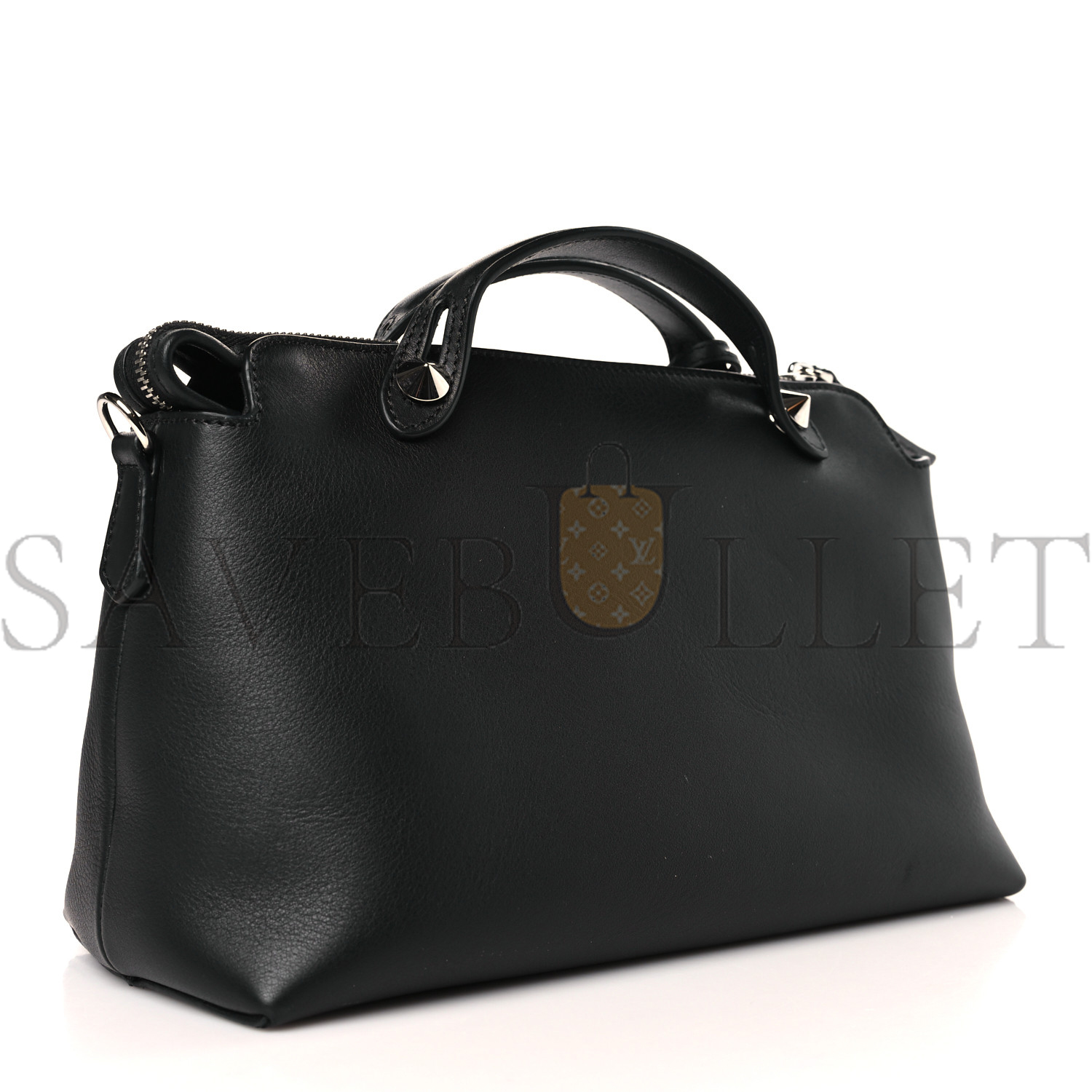 FENDI VITELLO DOLCE MEDIUM BY THE WAY BOSTON BAG BLACK (28*18*12cm) FENDI VITELLO DOLCE MEDIUM BY THE WAY BOSTON BAG BLACK (28*18*12cm)