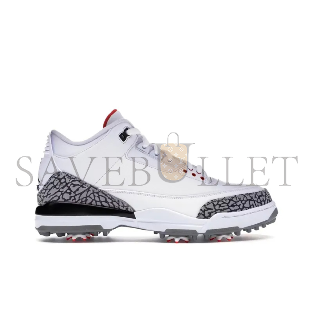 NIKE JORDAN 3 RETRO GOLF WHITE CEMENT AJ3783-100