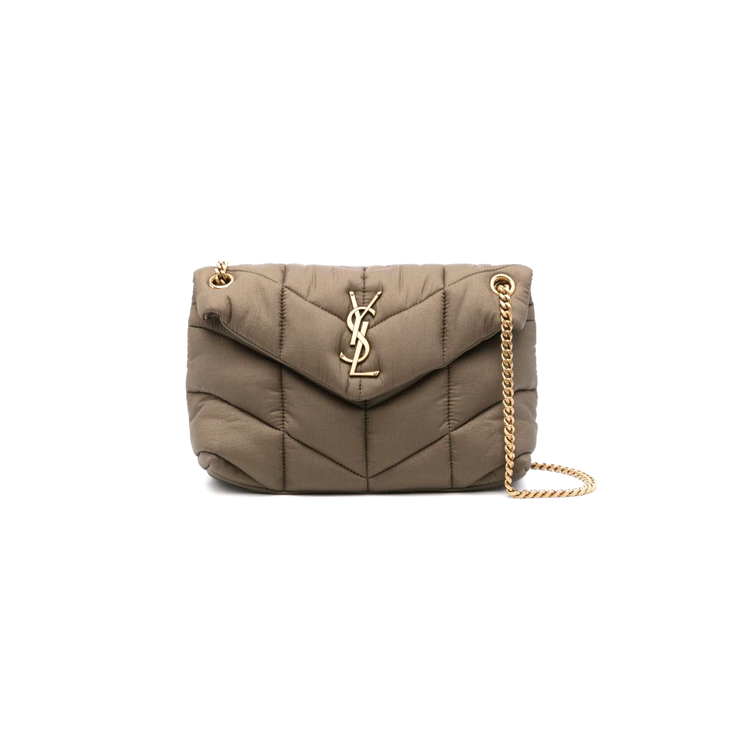 YSL PUFFER SMALL CHAIN BAG IN NYLON 577476352204 (29*17*11cm)
