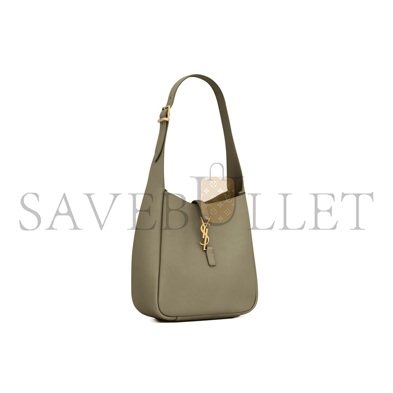 YSL LE 5 À 7 SUPPLE SMALL IN GRAINED LEATHER 713938AAAUQ3798 (23*22*8.5cm)