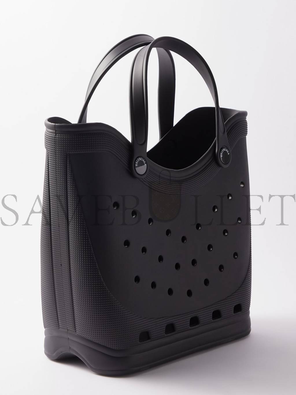 BALENCIAGA BLACK X CROCS RUBBER TOTE BAG MATCHESFASHION US (47.7*36.8*17.5cm)