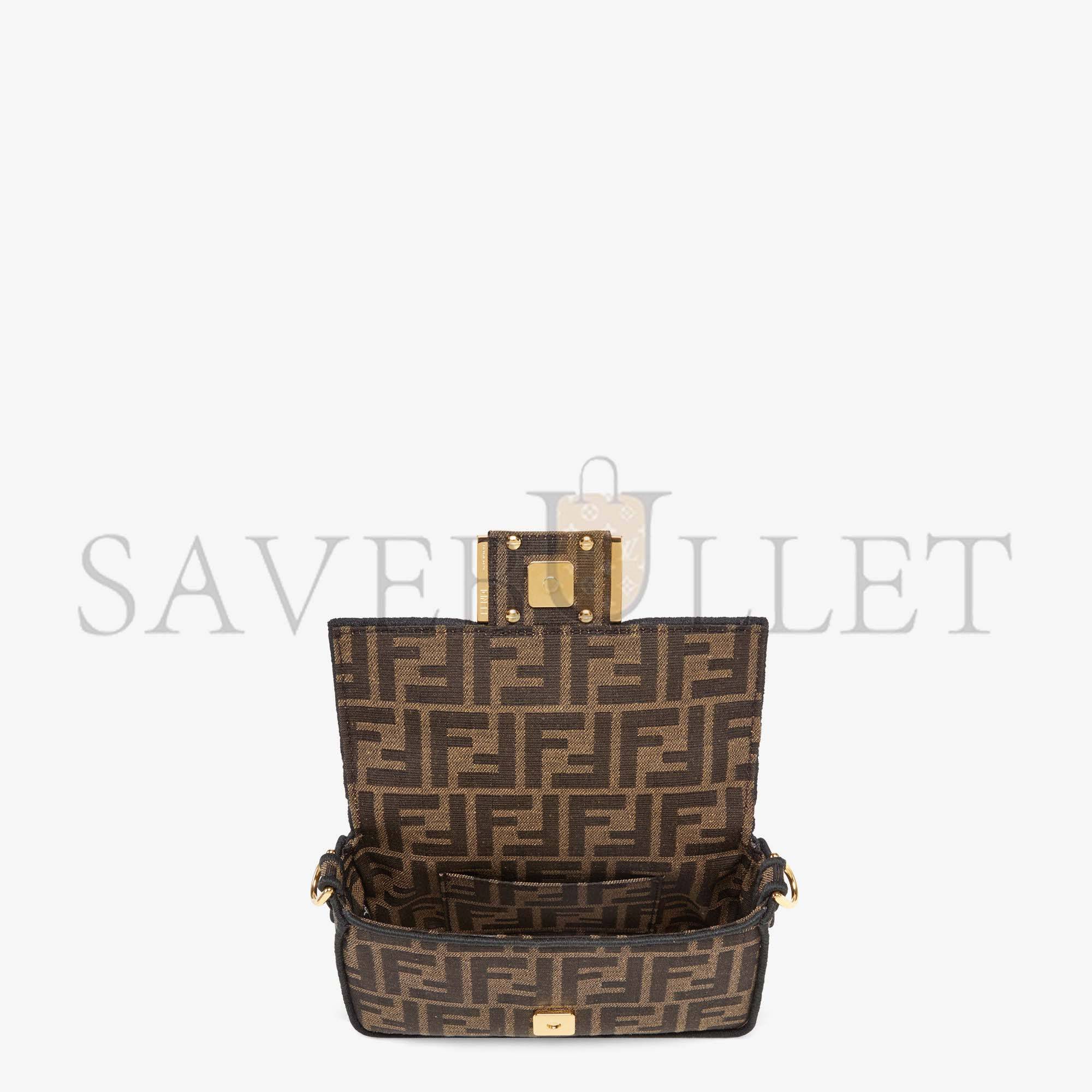 FENDI BAGUETTE MINI - JACQUARD FF FABRIC BAG 8BS017A6V5F17U4 (19*11.5*4cm) FENDI BAGUETTE MINI - JACQUARD FF FABRIC BAG 8BS017A6V5F17U4 (19*11.5*4cm)