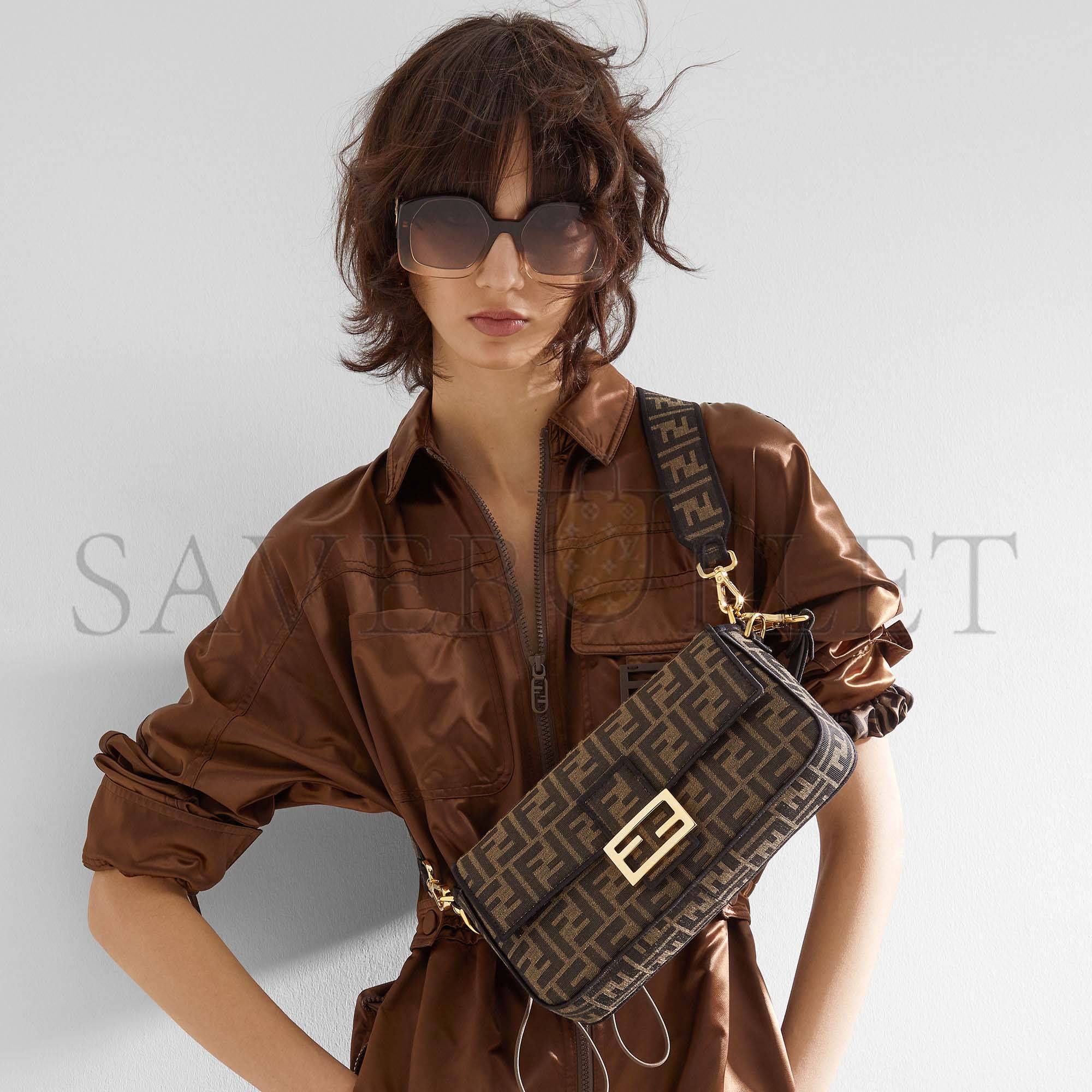 FENDI BAGUETTE - JACQUARD FF FABRIC BAG 8BR600A6V5F17U4 (27*15*6cm) FENDI BAGUETTE - JACQUARD FF FABRIC BAG 8BR600A6V5F17U4 (27*15*6cm)