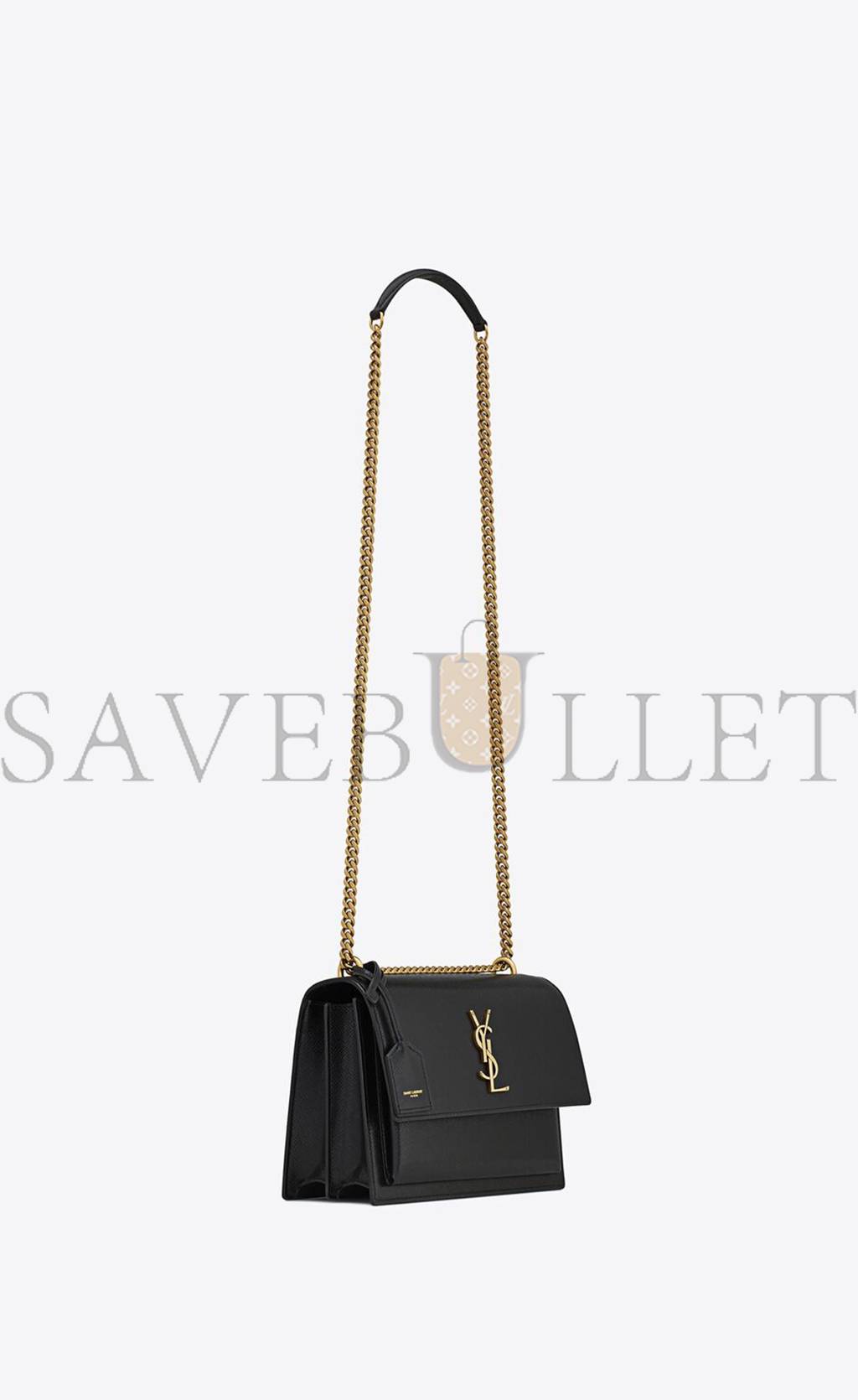 YSL SUNSET MEDIUM CHAIN BAG IN COATED BARK LEATHER 442906H3Z0W1000 (22*16*6.5cm) YSL SUNSET MEDIUM CHAIN BAG IN COATED BARK LEATHER 442906H3Z0W1000 (22*16*6.5cm)