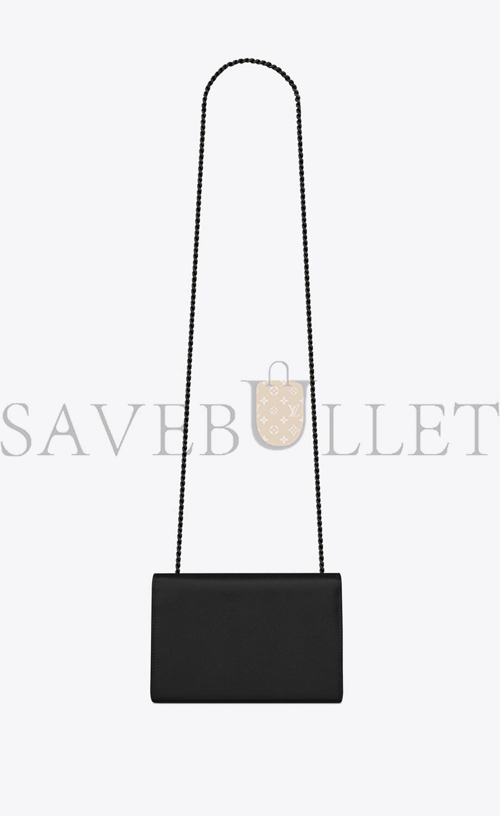 YSL KATE SMALL CHAIN BAG IN GRAIN DE POUDRE EMBOSSED LEATHER 469390BOW0U1000 (20*12.5*5cm) YSL KATE SMALL CHAIN BAG IN GRAIN DE POUDRE EMBOSSED LEATHER 469390BOW0U1000 (20*12.5*5cm)