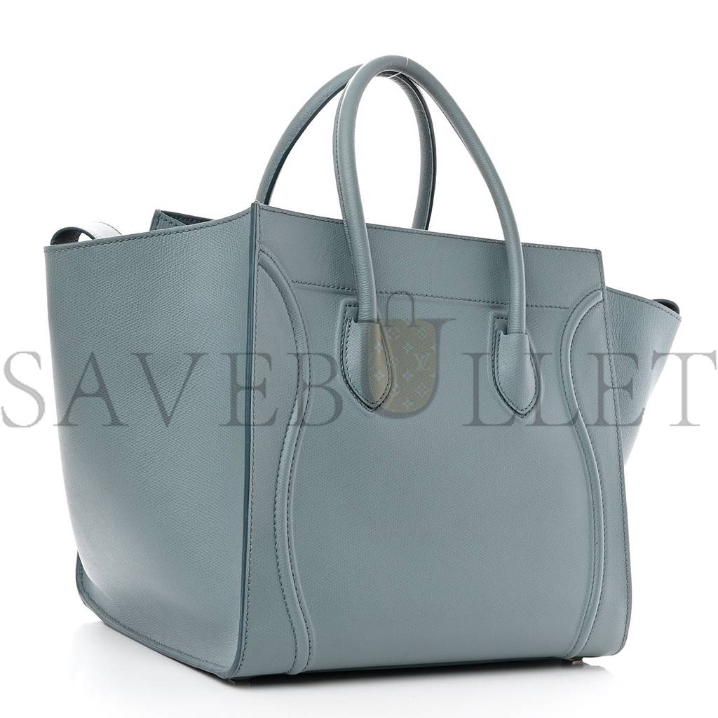 CELINE BABY GRAINED CALFSKIN MEDIUM PHANTOM LUGGAGE GLACIER (30*29*24cm)